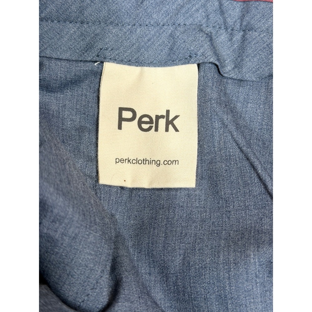 Perk Feel Good Chinos NWT Mens 33x32 Black Cotton Twill Slim Fit Stretch Pants - Picture 5 of 11